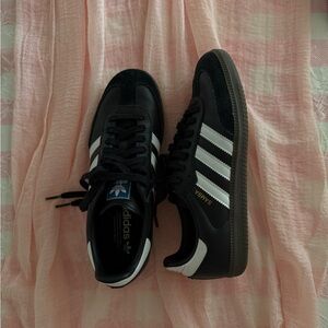 Black Adidas Sambas size women's 8.5 (fit like a 9)